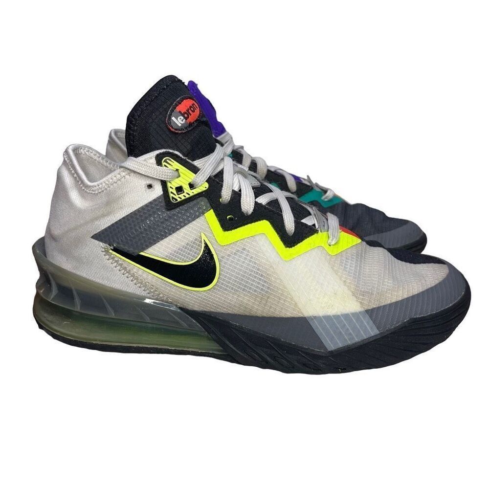 Nike LeBron 18 Low Air Max 95 Greedy - CV7562-100 - Size 7.5